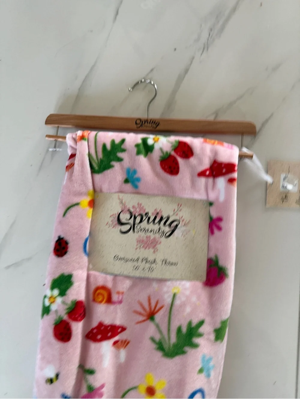 Spring Serenity Oversized Plush Throw NWT